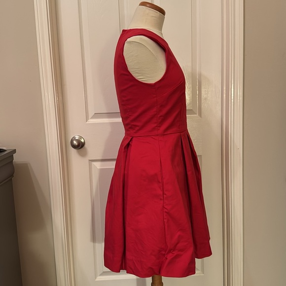 Gap Red Flare Dress Size 4 - Picture 2 of 5